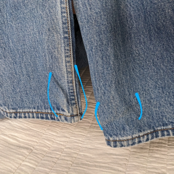 Levi's Vintage 501 Straight Leg Jeans 90s - Picture 9 of 16